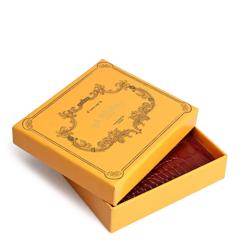 Da Milano Cherry Croco Leather Ladies Wallet - Cherry for Women | Best Price UAE